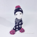 New design Knitted Hat and Knitted Scarf set